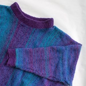 VINT 1980 FUNKY Sweater Artsy collar & poncho arms